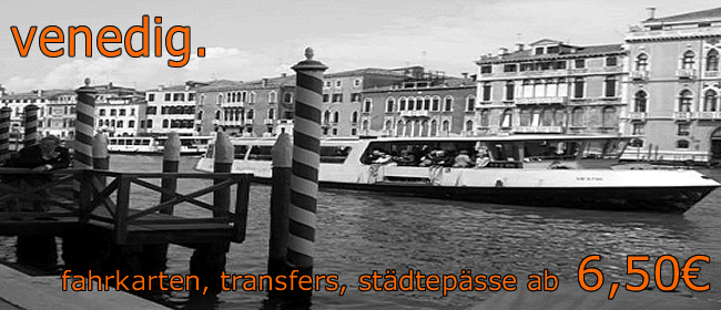 Bus und Wasserbus in Venedig