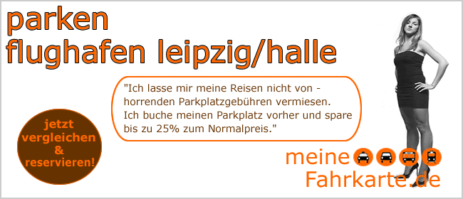 Parken am Flughafen Leipzig mit meineFahrkarte.de